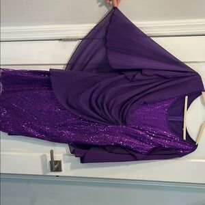 Purple Sequin Dress